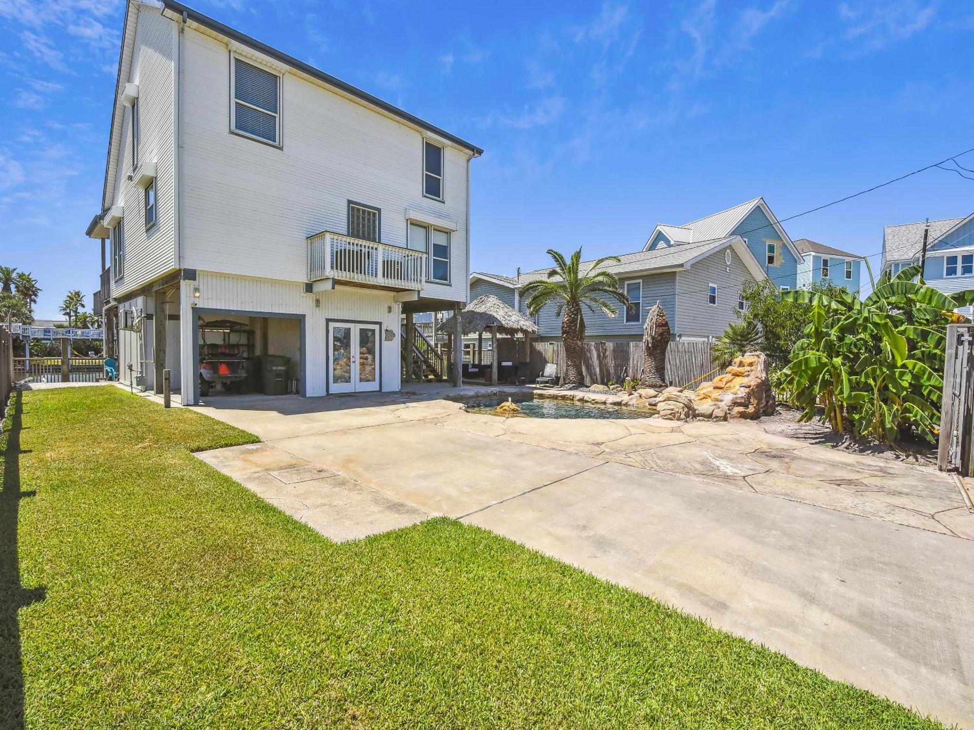 Tiki Lagoon Villa Galveston Exterior photo